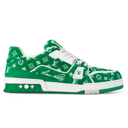 Louis Vuitton LV Trainer Sneaker ‘Green Monogram’