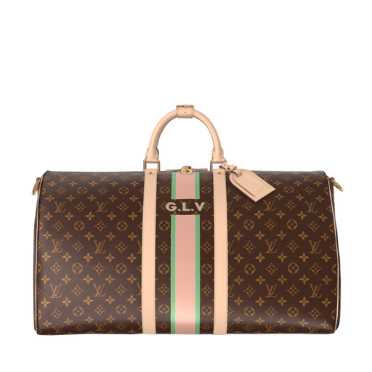 Keepall Bandoulière 55 Mon Monogram Coated Canvas Brown