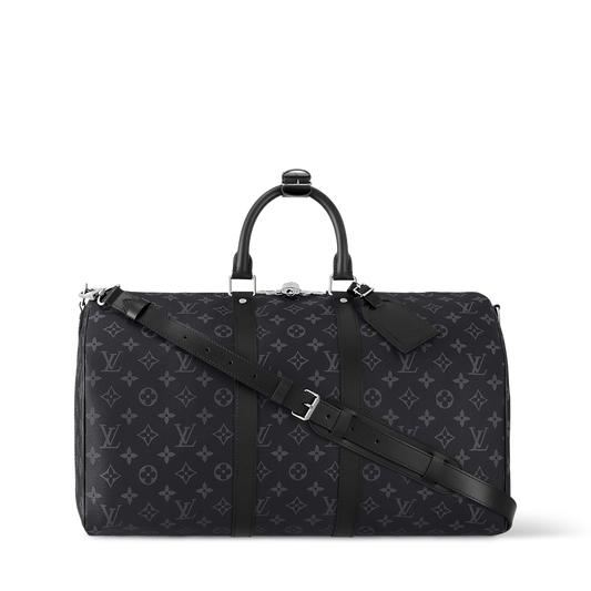 Keepall Bandoulière 45 Coated Canvas Black