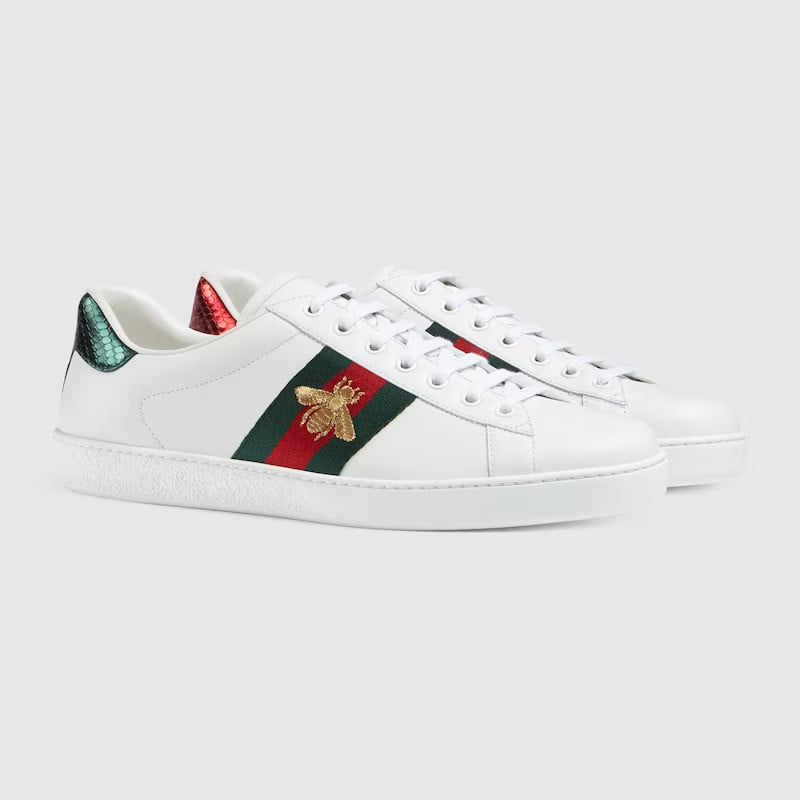 Men’s Gucci Ace Sneaker With Embroidery