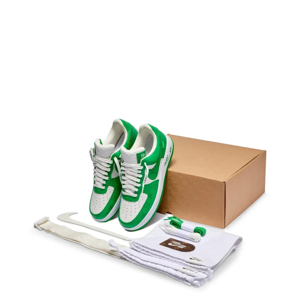 Louis Vuitton x Nike Air Force 1 Low ‘By Virgil Abloh White/Green’