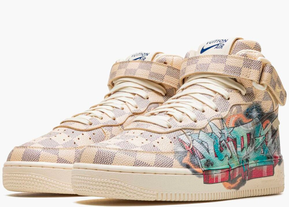 Louis Vuitton x Nike Air Force 1 Mid ‘By Virgil Abloh Graffiti’