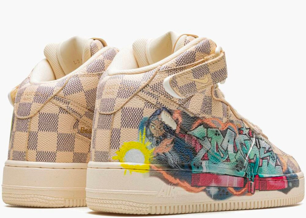Louis Vuitton x Nike Air Force 1 Mid ‘By Virgil Abloh Graffiti’