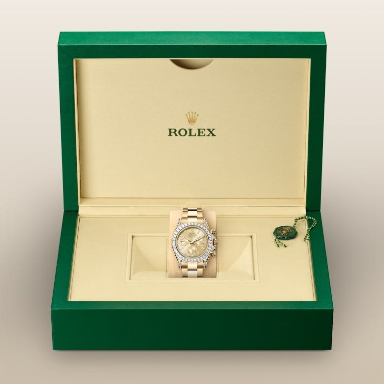 Rolex Cosmograph Daytona Oyster 40 mm yellow gold and diamonds