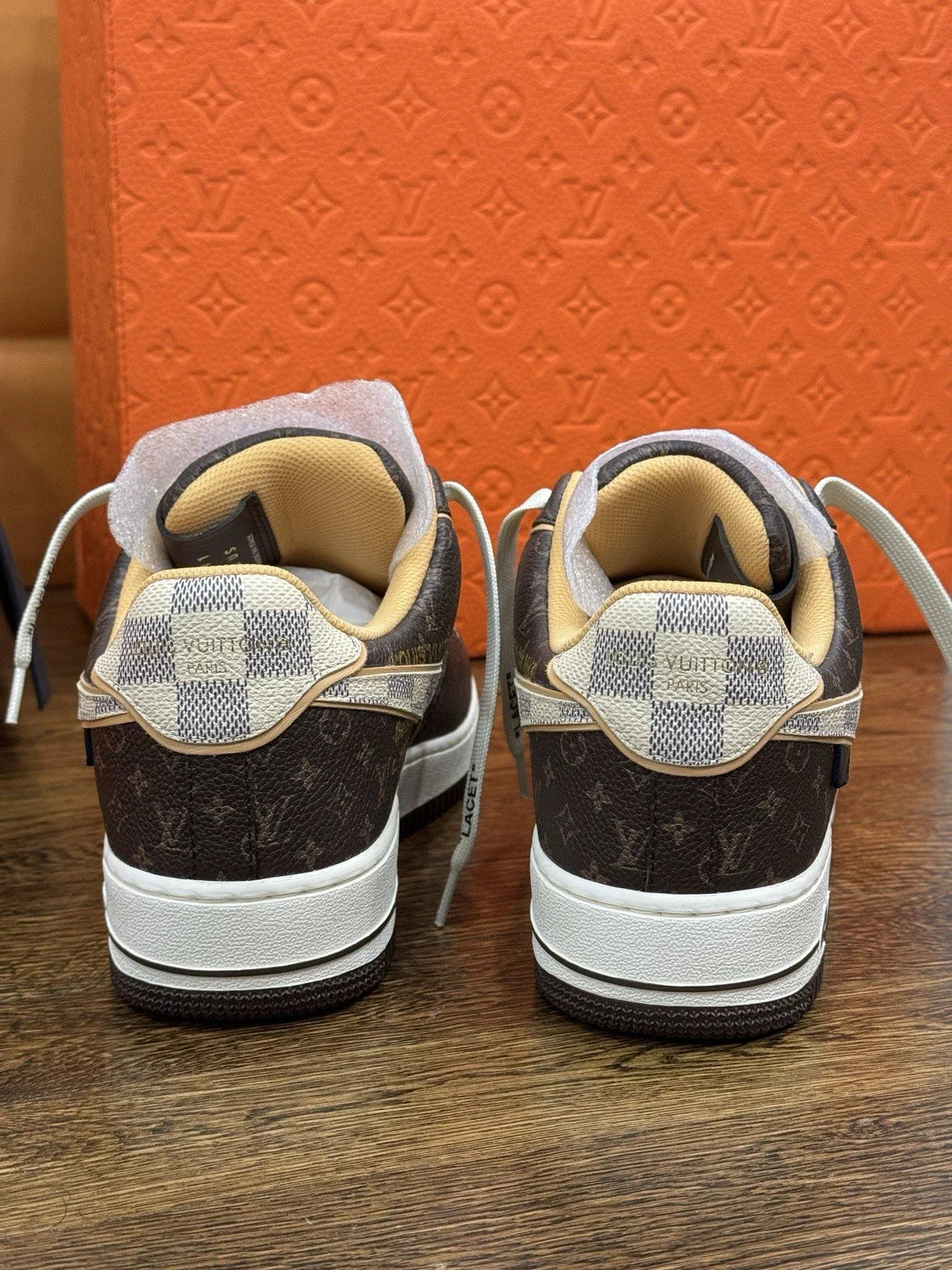 Louis Vuitton x Nike Air Force 1 Low 'Monogram Brown Damier Azur'