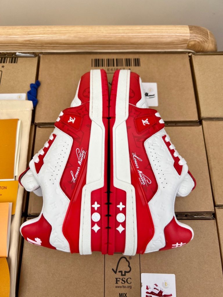 Louis Vuitton LV ’54’ Trainer Red White Sneaker