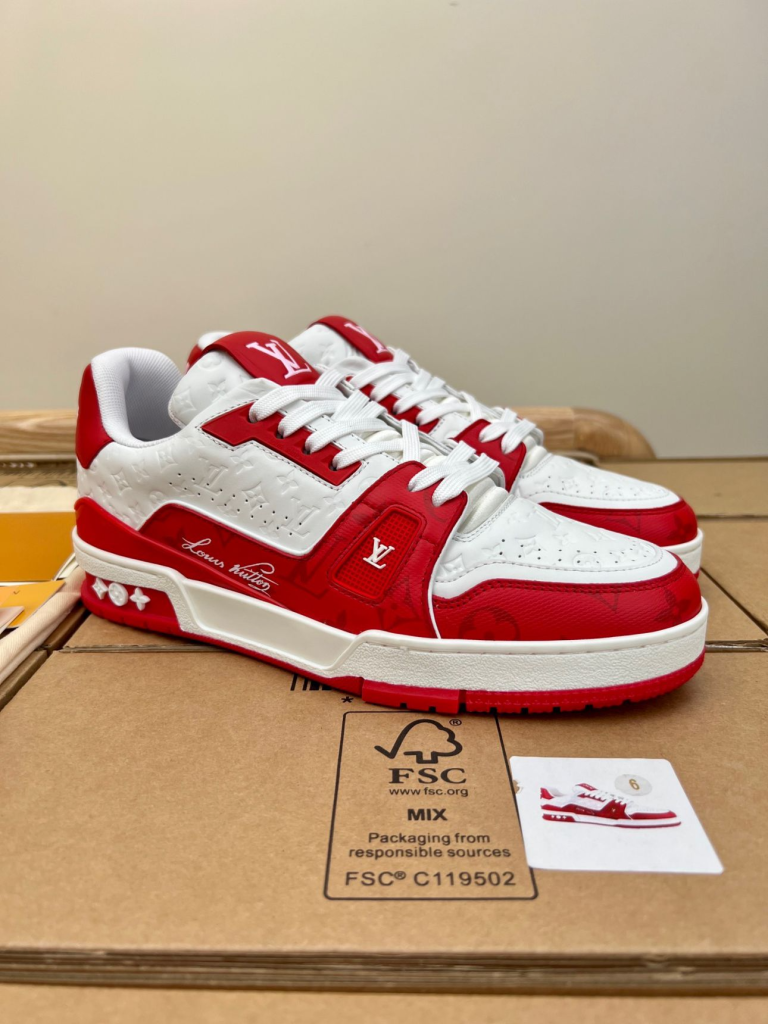Louis Vuitton LV ’54’ Trainer Red White Sneaker